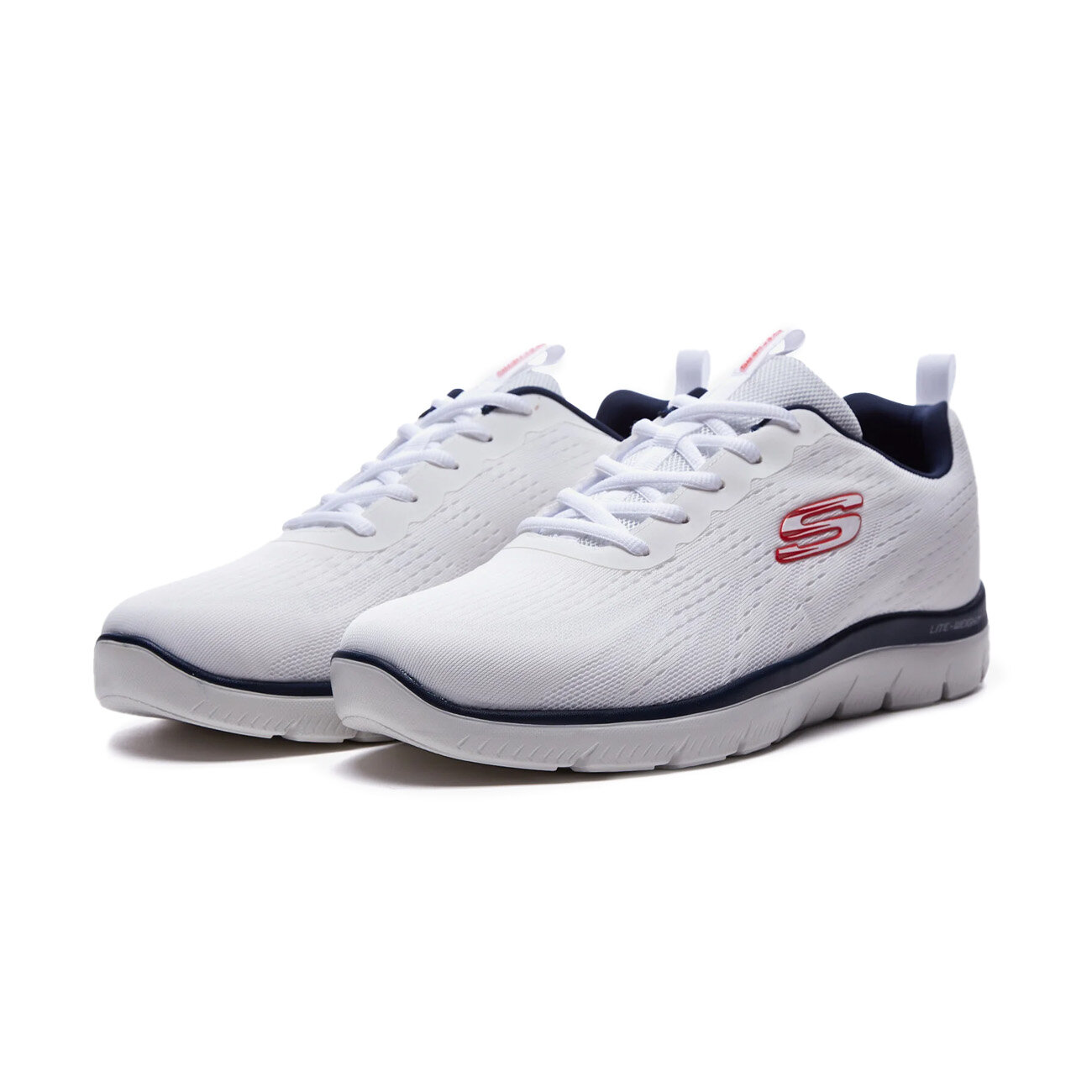 Skechers 232395TK Erkek Spor Ayakkabı Beyaz/Lacivert - 2