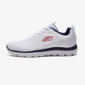 Skechers 232395TK Erkek Spor Ayakkabı Beyaz/Lacivert 