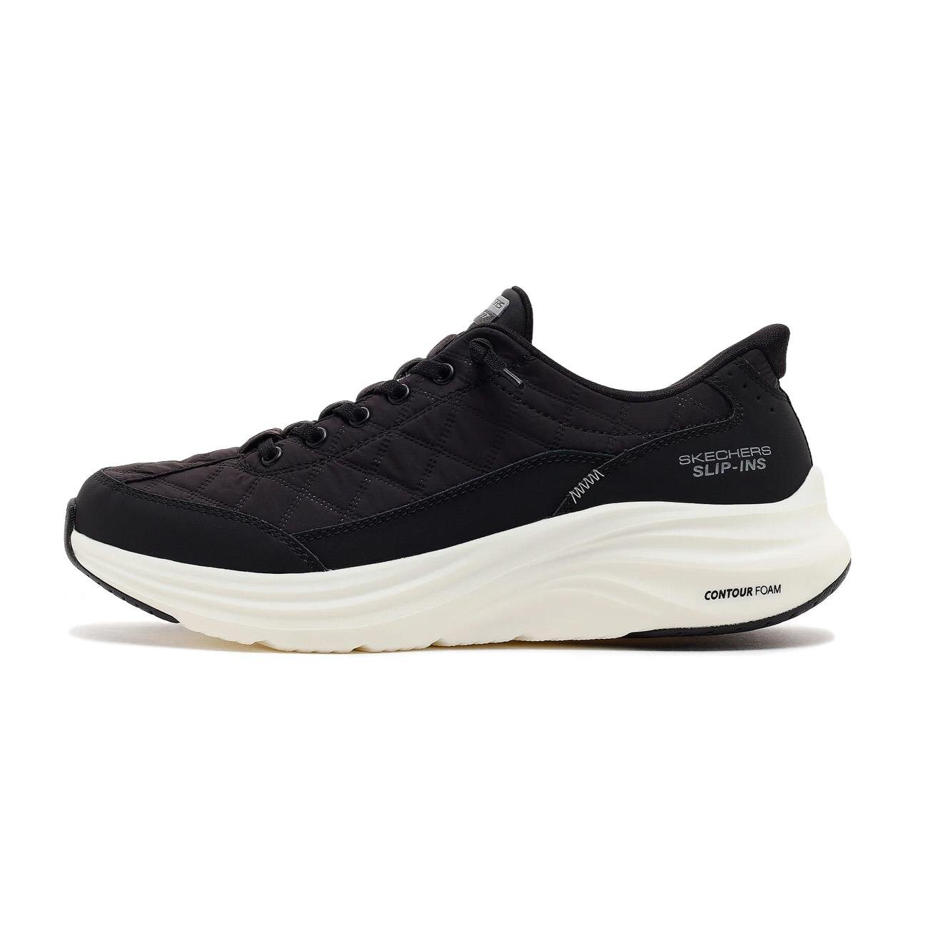 Skechers 232619 Contour Foam - Cozy Fit Spor Ayakkabı Siyah-Beyaz - 1