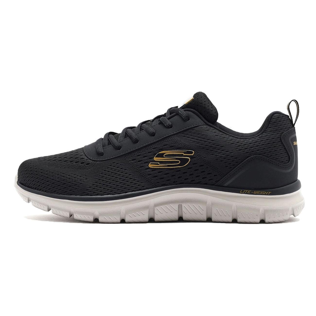 Skechers 232758Tk Track-Leshur Spor Ayakkabı Gri-Turuncu - 1