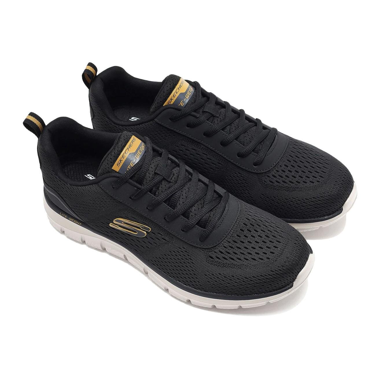 Skechers 232758Tk Track-Leshur Spor Ayakkabı Gri-Turuncu - 3