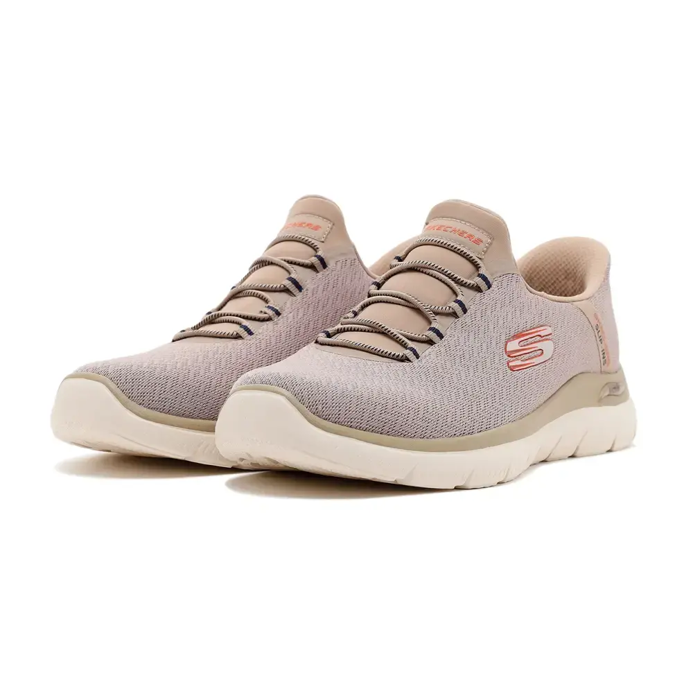 Skechers 233177TK Arch Fit Summits Spor Ayakkabı Bej-Turuncu - 3