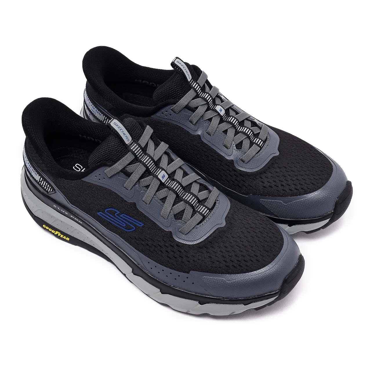 Skechers 237757 D'Lüx Pro-Wilderville Spor Ayakkabı Siyah-Gri - 4