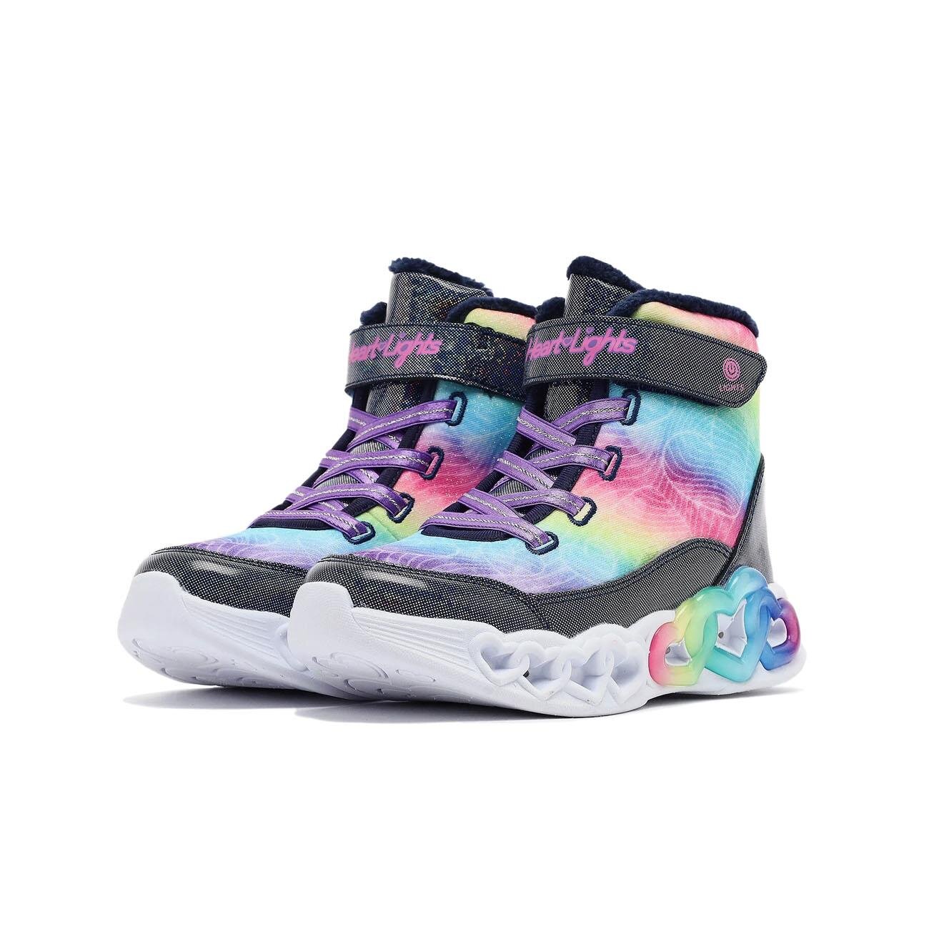 Skechers 303054L Infinite Heart Lights Spor Ayakkabı Lacivert - 3