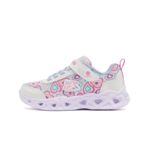 Skechers 303257L Heart Lights Spor Ayakkabı Beyaz-Çoklu - Skechers