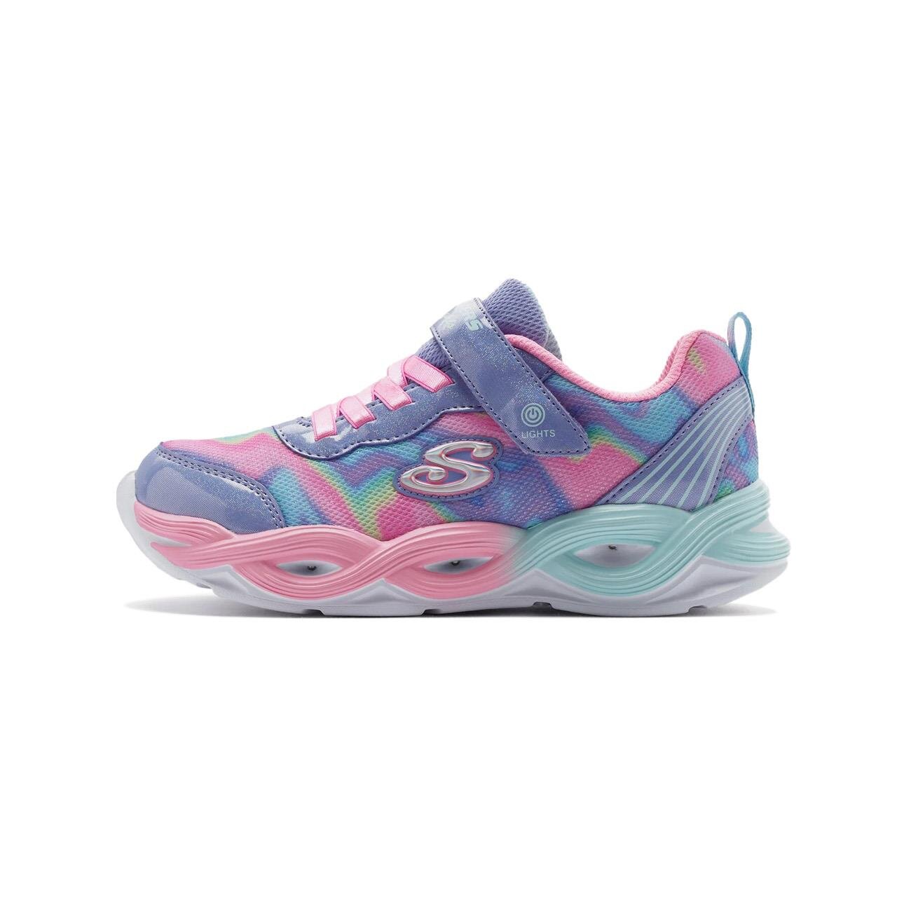 Skechers 303716L Twisty Glow - Sorbet Swirl Spor Ayakkabı Lila - 1