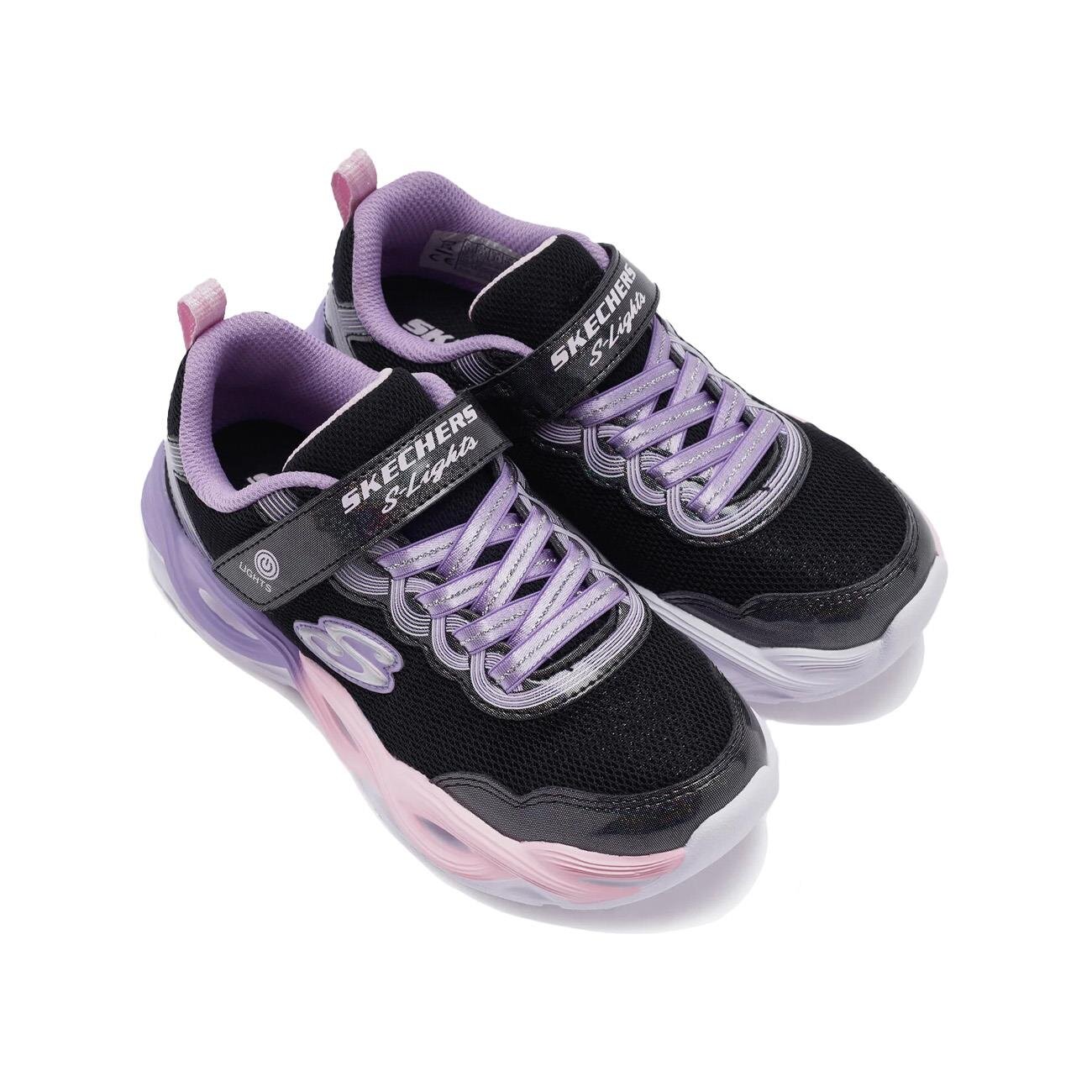 Skechers 303717L Twisty Glow Spor Ayakkabı Siyah - 5