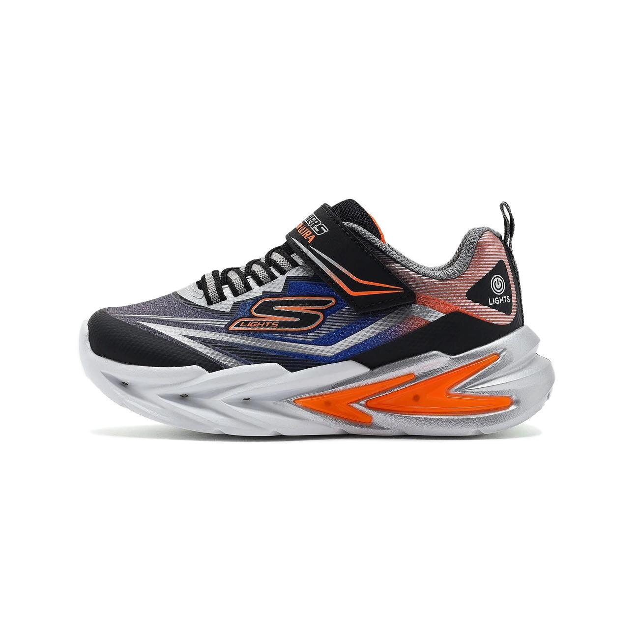 Skechers 400139L Flexglow Ultra Spor Ayakkabı Siyah-Gümüş - 1