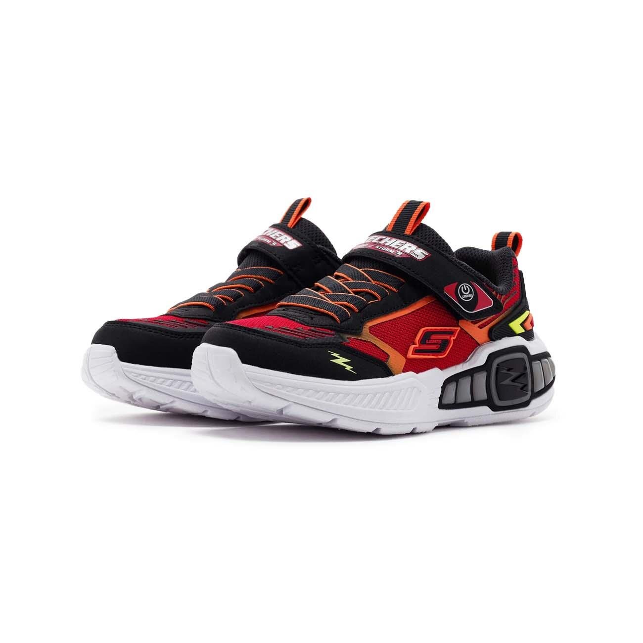 Skechers 400151L Light Storm 3 Spor Ayakkabı Siyah-Kırmızı - 3