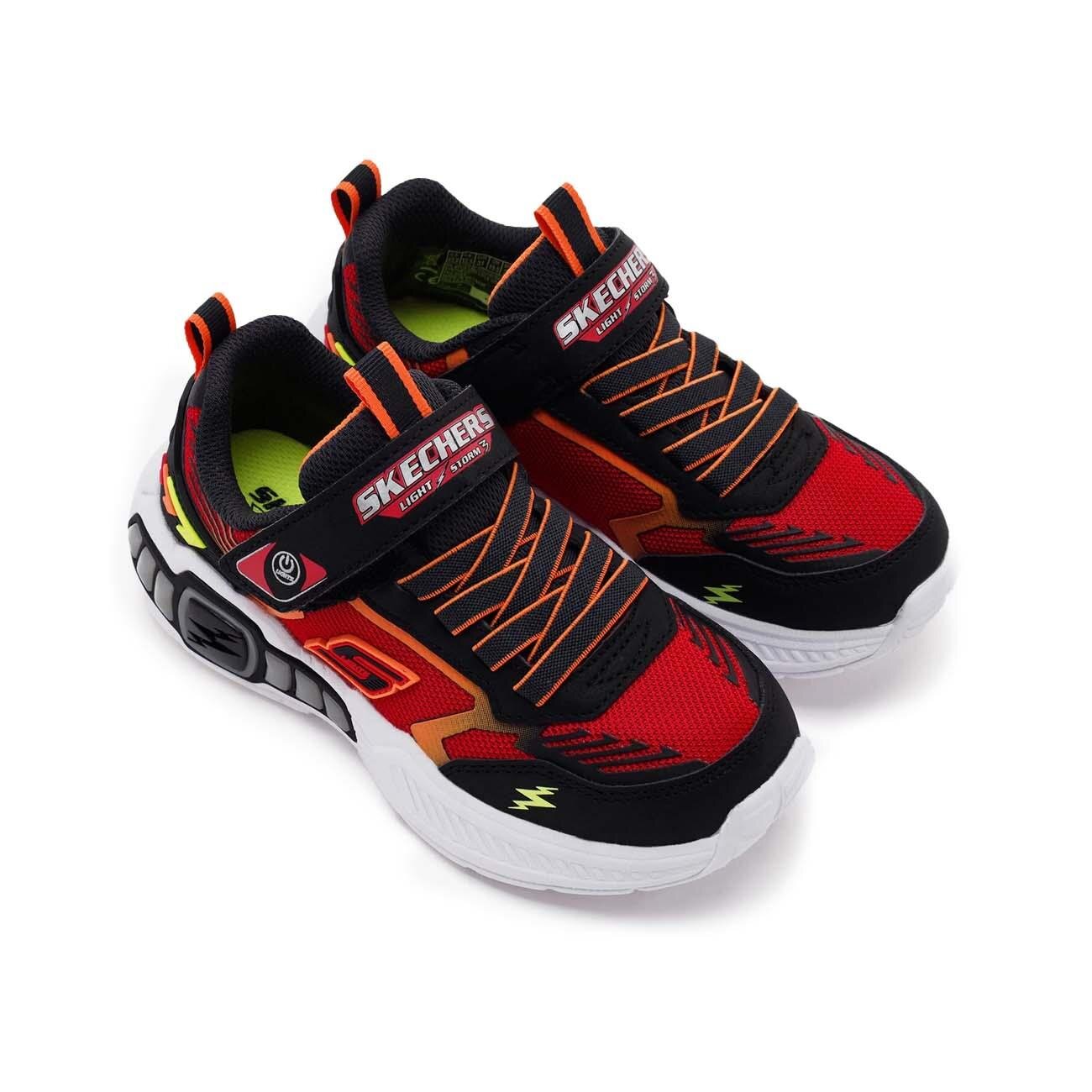 Skechers 400151L Light Storm 3 Spor Ayakkabı Siyah-Kırmızı - 5