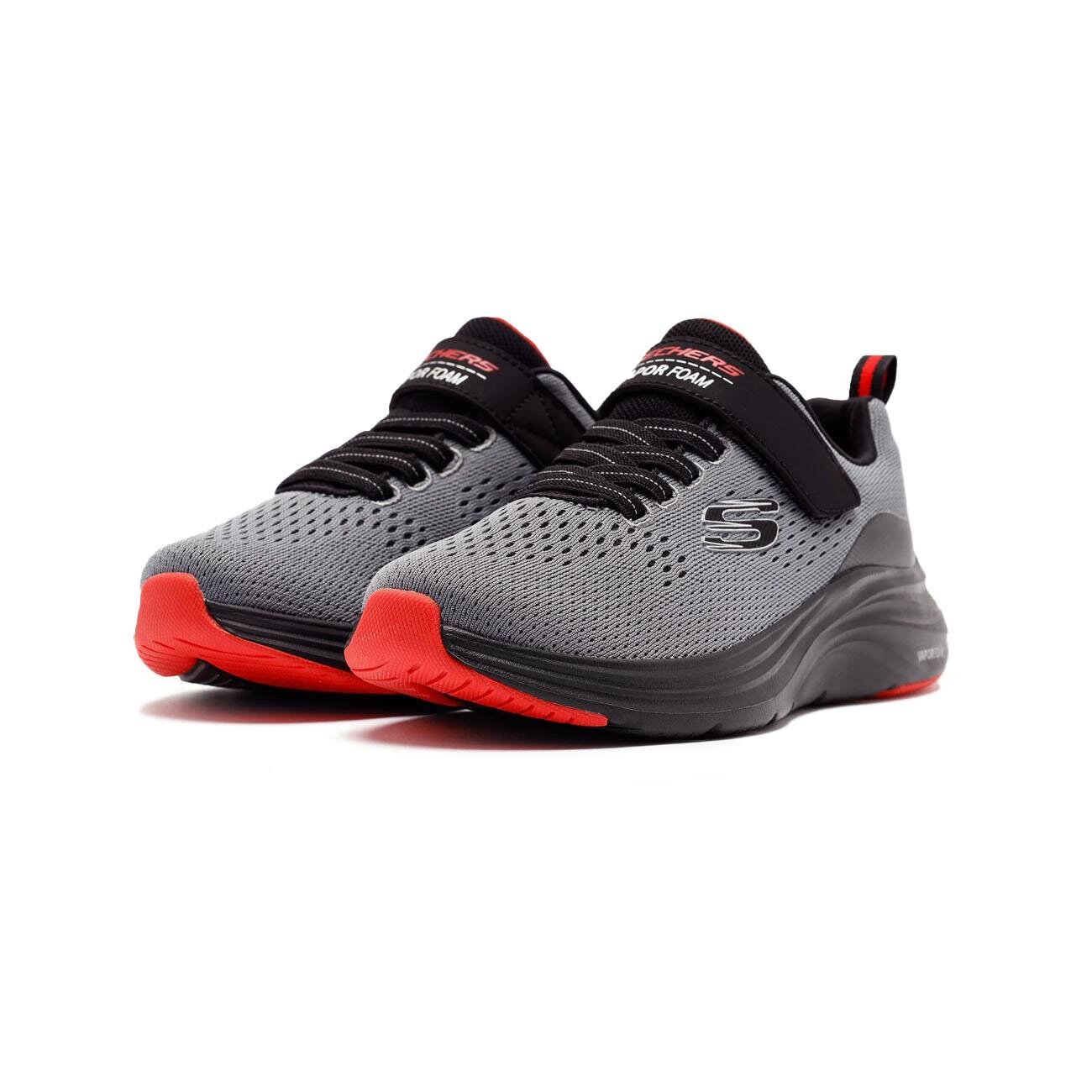 Skechers 404000L Vapor Foam Spor Ayakkabı Gri-Kırmızı - 3