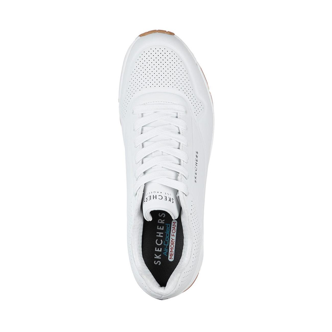 Skechers 52458 Uno Stand On Air Spor Ayakkabı Beyaz - 4
