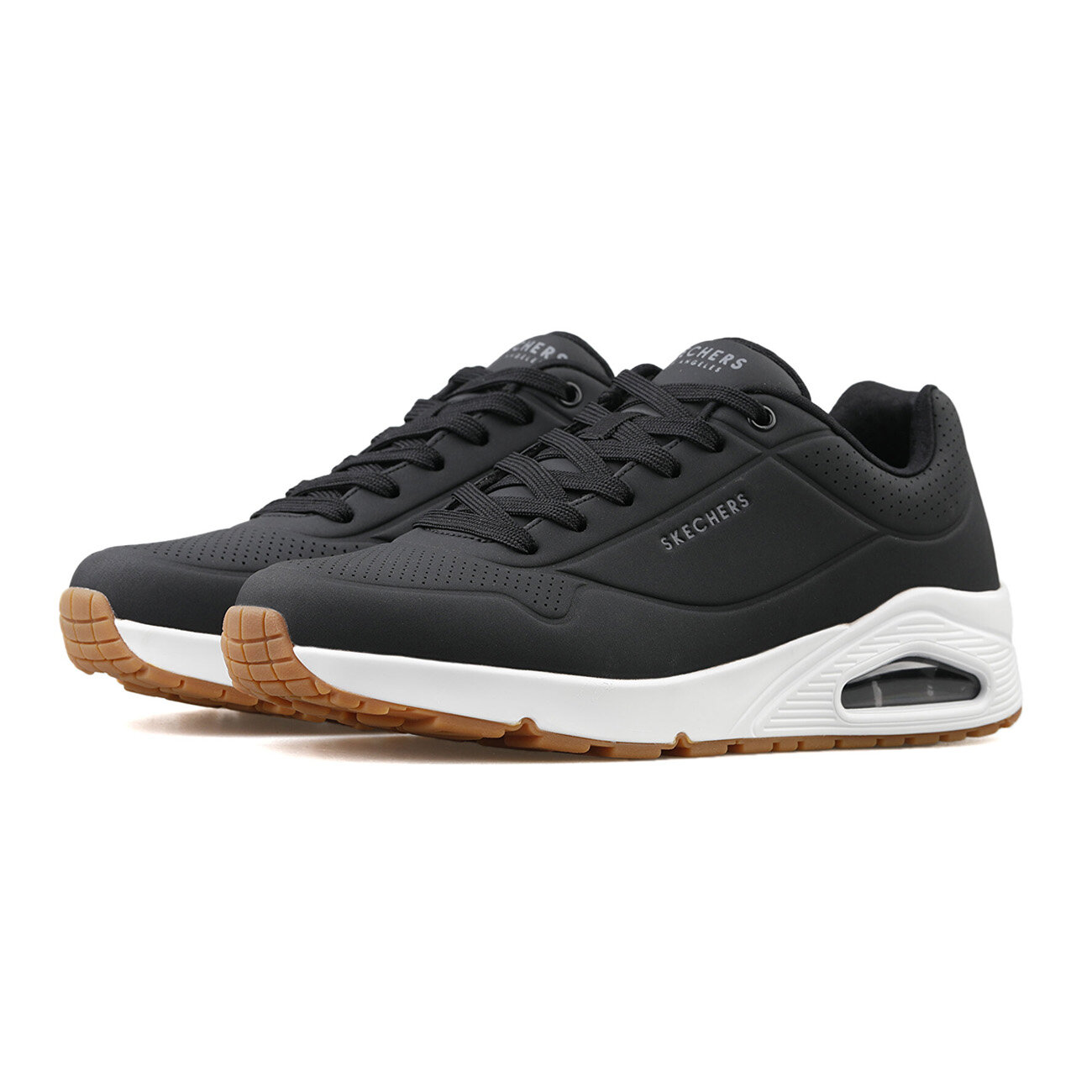 Skechers 52458 Uno Stand On Air Spor Ayakkabı Siyah - 3