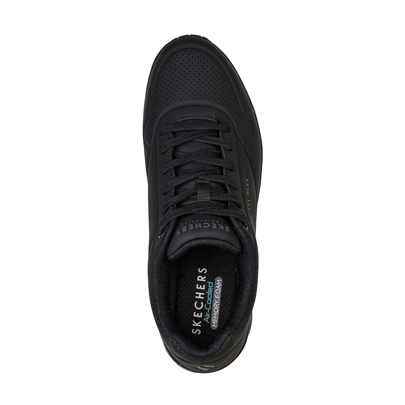 Skechers 52458 Uno Stand On Air Spor Ayakkabı Siyah - 5