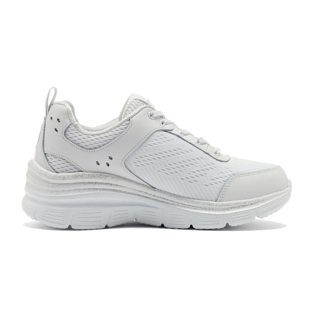 Skechers 896294tk Fashion Fit Spor Ayakkabı Beyaz-Gümüş - 2
