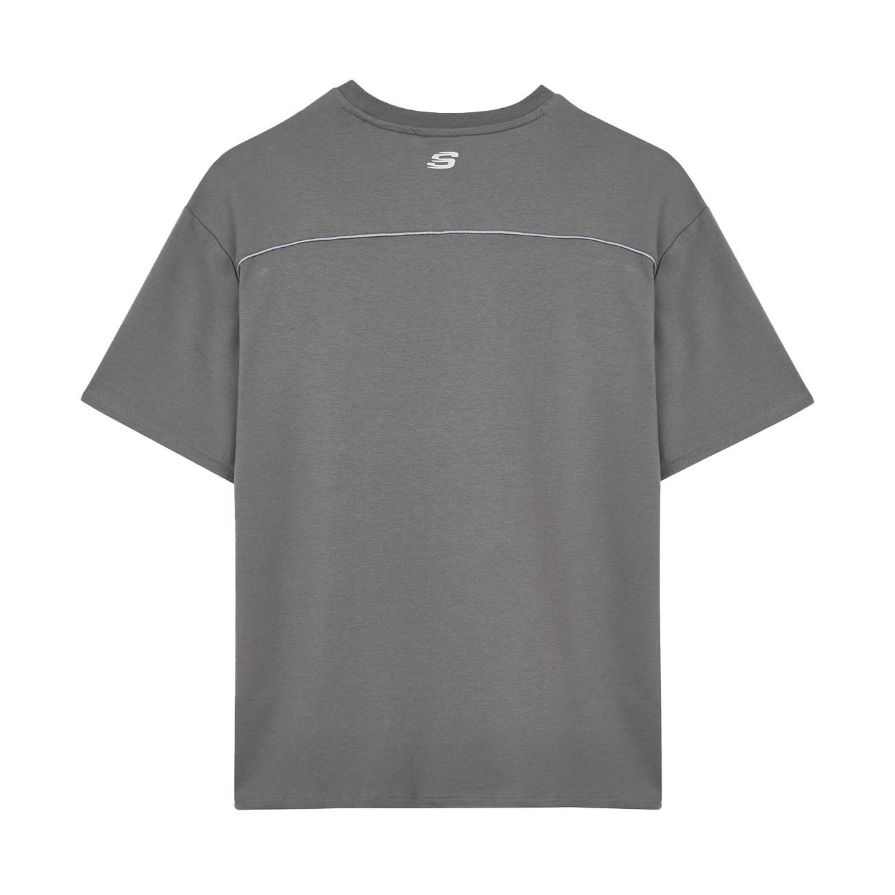 Skechers S231094 Graphic Tee Antrasit Tişört - 2