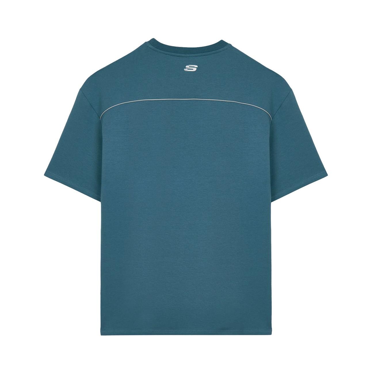 Skechers S231094 Graphic Tee Reflect Logo Oversize Tişört Petrol - 2