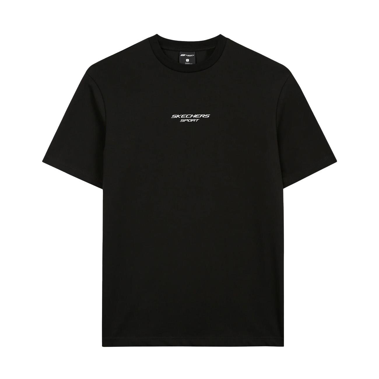 Skechers S231094 Graphic Tee Reflect Logo Oversize Tişört Siyah - 1