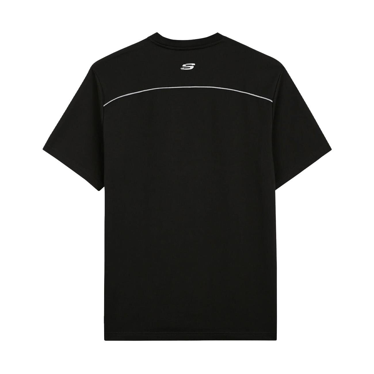 Skechers S231094 Graphic Tee Reflect Logo Oversize Tişört Siyah - 2