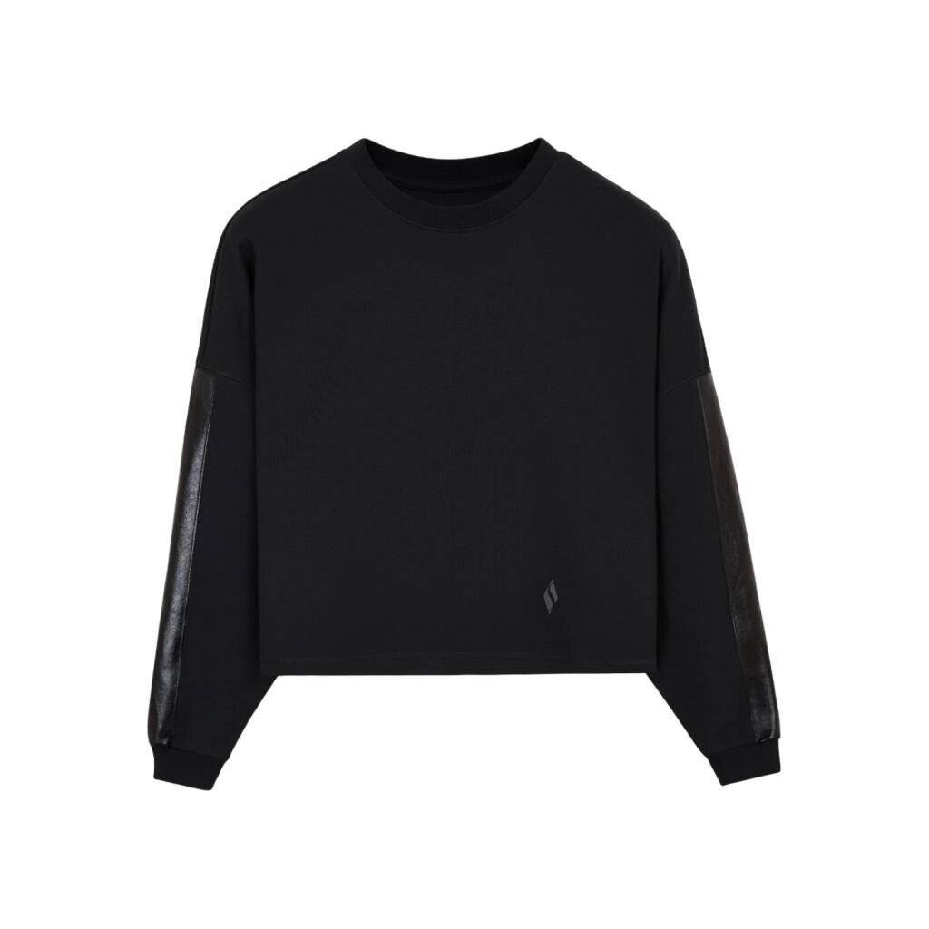 Skechers S231134 W 2xı-Lock Foil Sweatshirt Siyah - 1