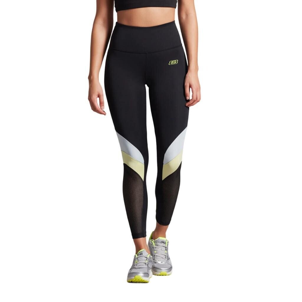 Skechers S231402 W Performance Coll. Mesh Legging Siyah - 1