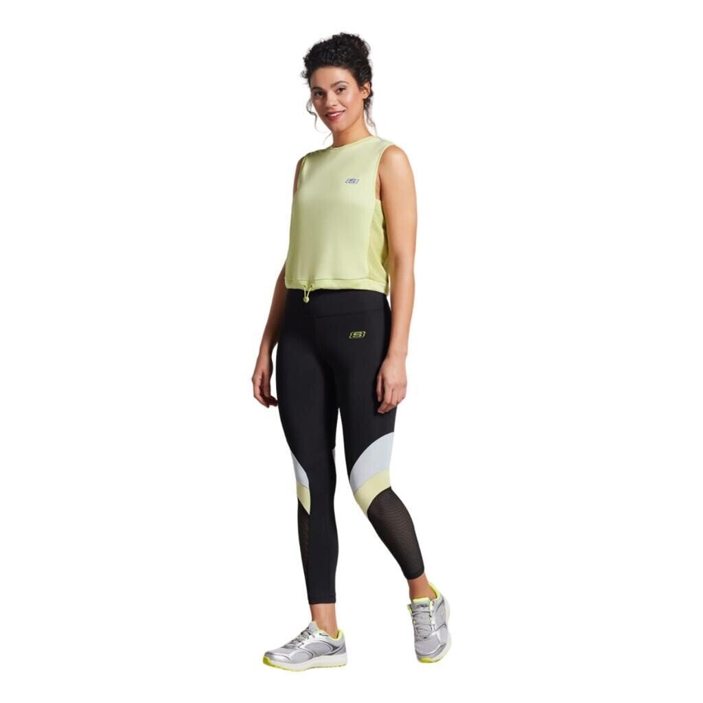 Skechers S231402 W Performance Coll. Mesh Legging Siyah - 3