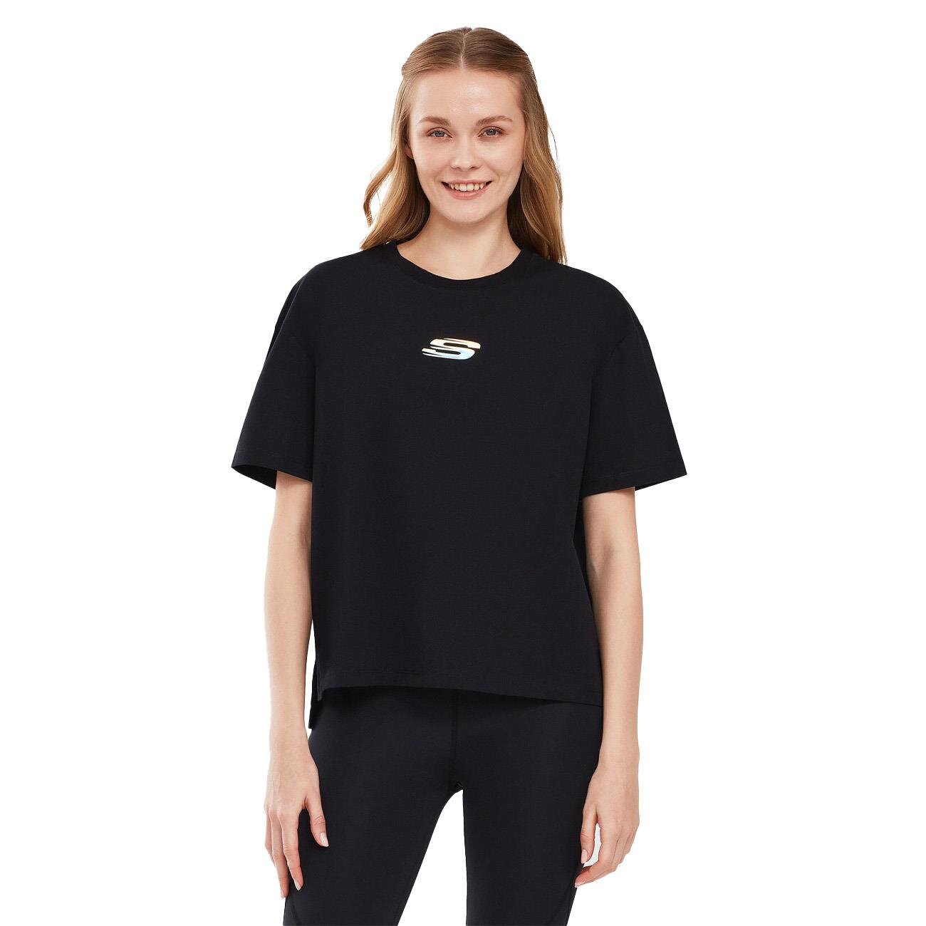 Skechers S241011 Graphic T-Shirt W Short Sleeve Siyah - 3