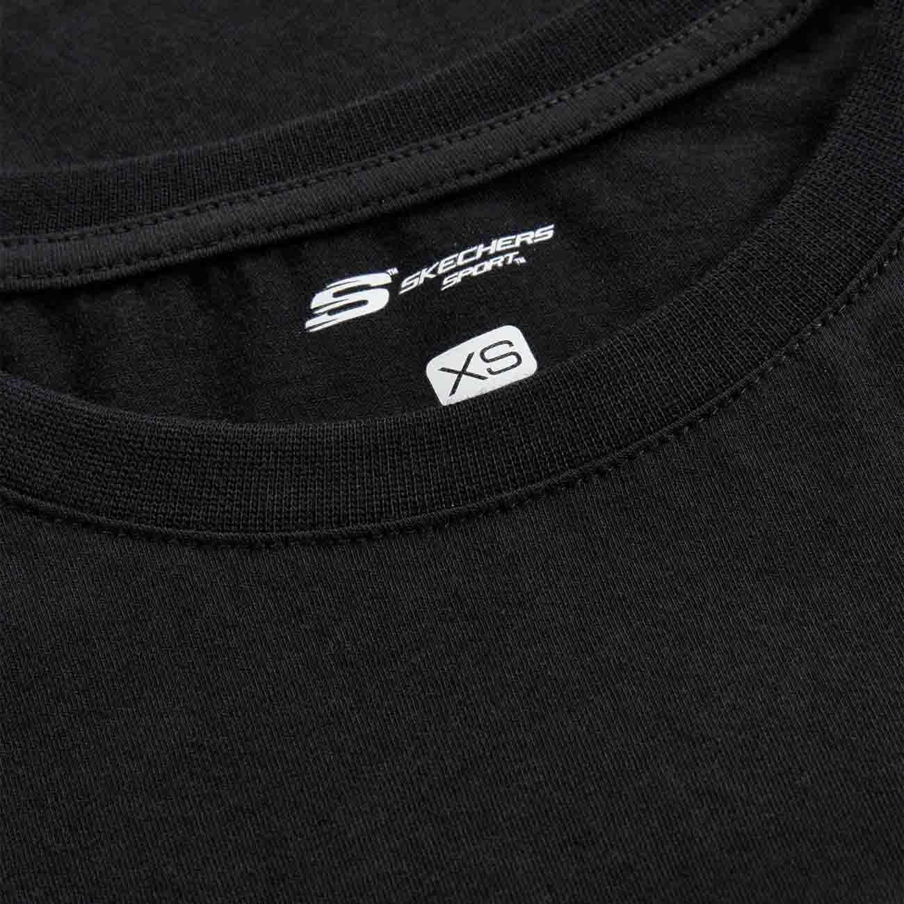 Skechers S241011 Graphic T-Shirt W Short Sleeve Siyah - 4