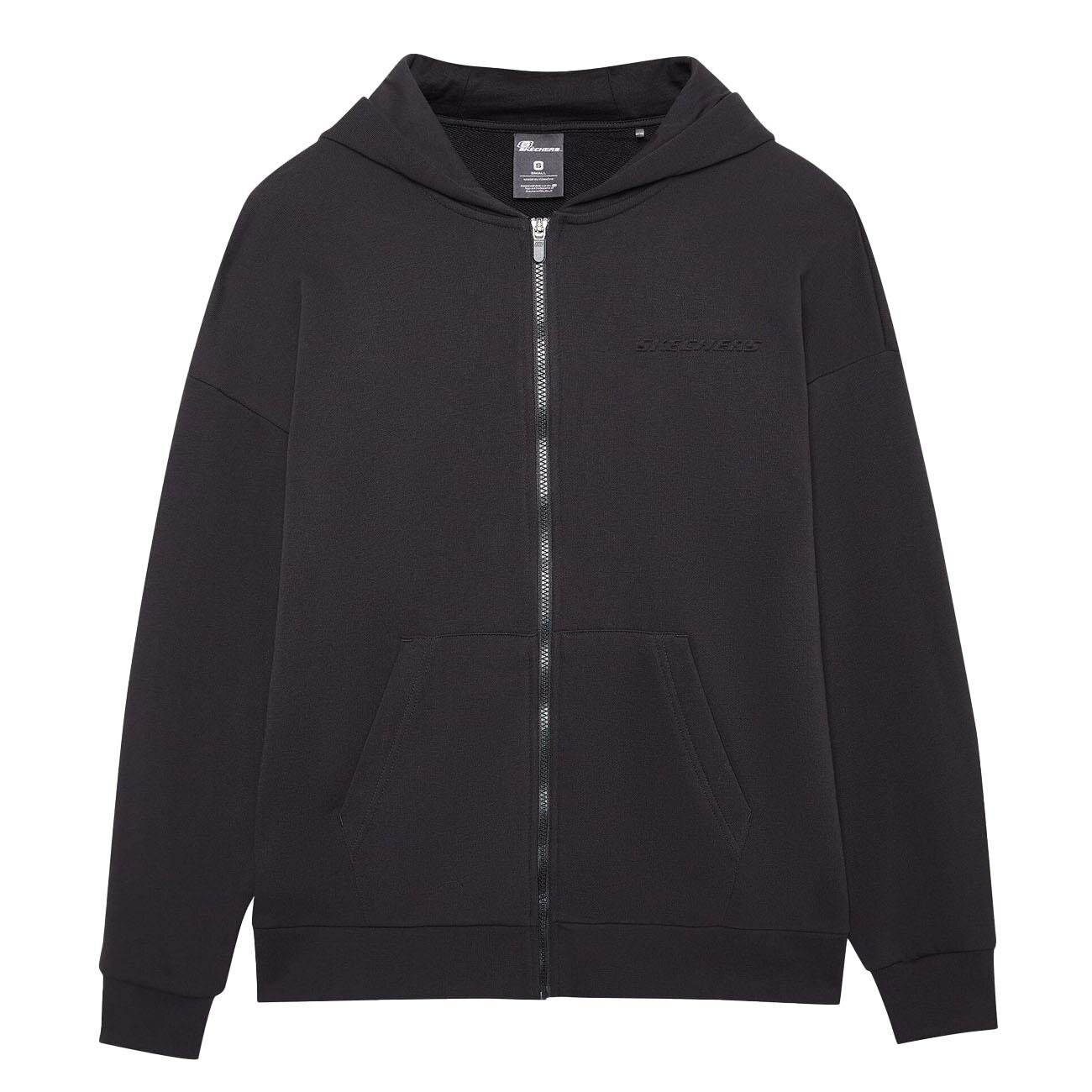 Skechers S242112 M Essential Full Zip Hoodie Eşofman Üstü Siyah - 1