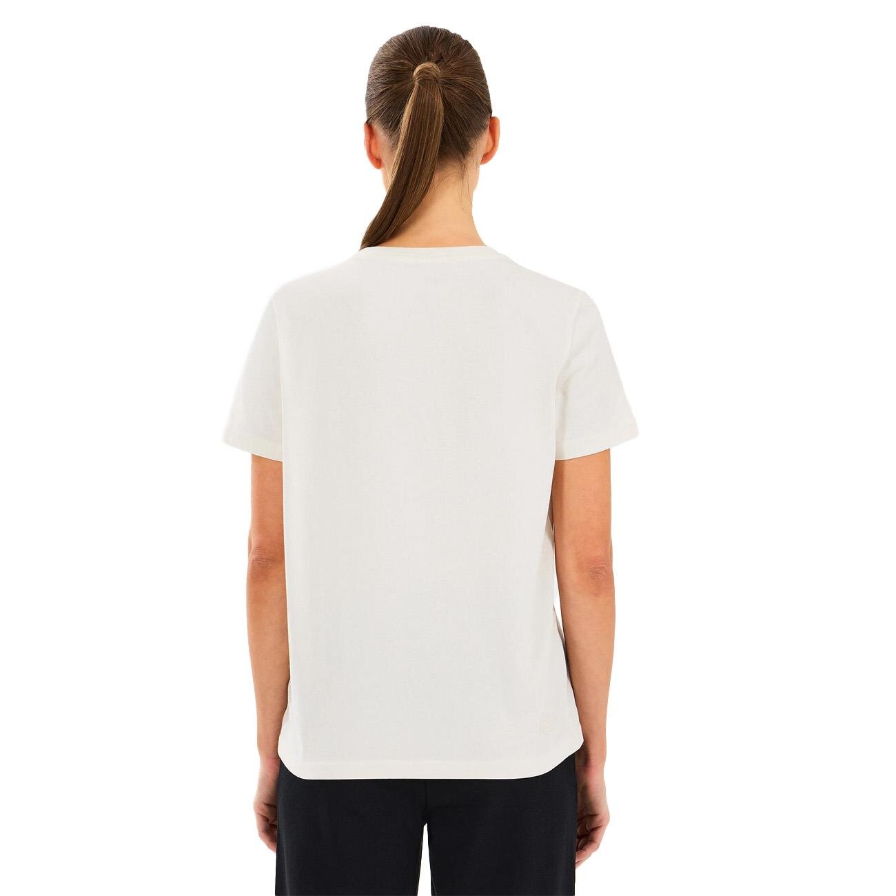 Skechers S2510029 W Essential Crewneck Tişört Kırık Beyaz - 3