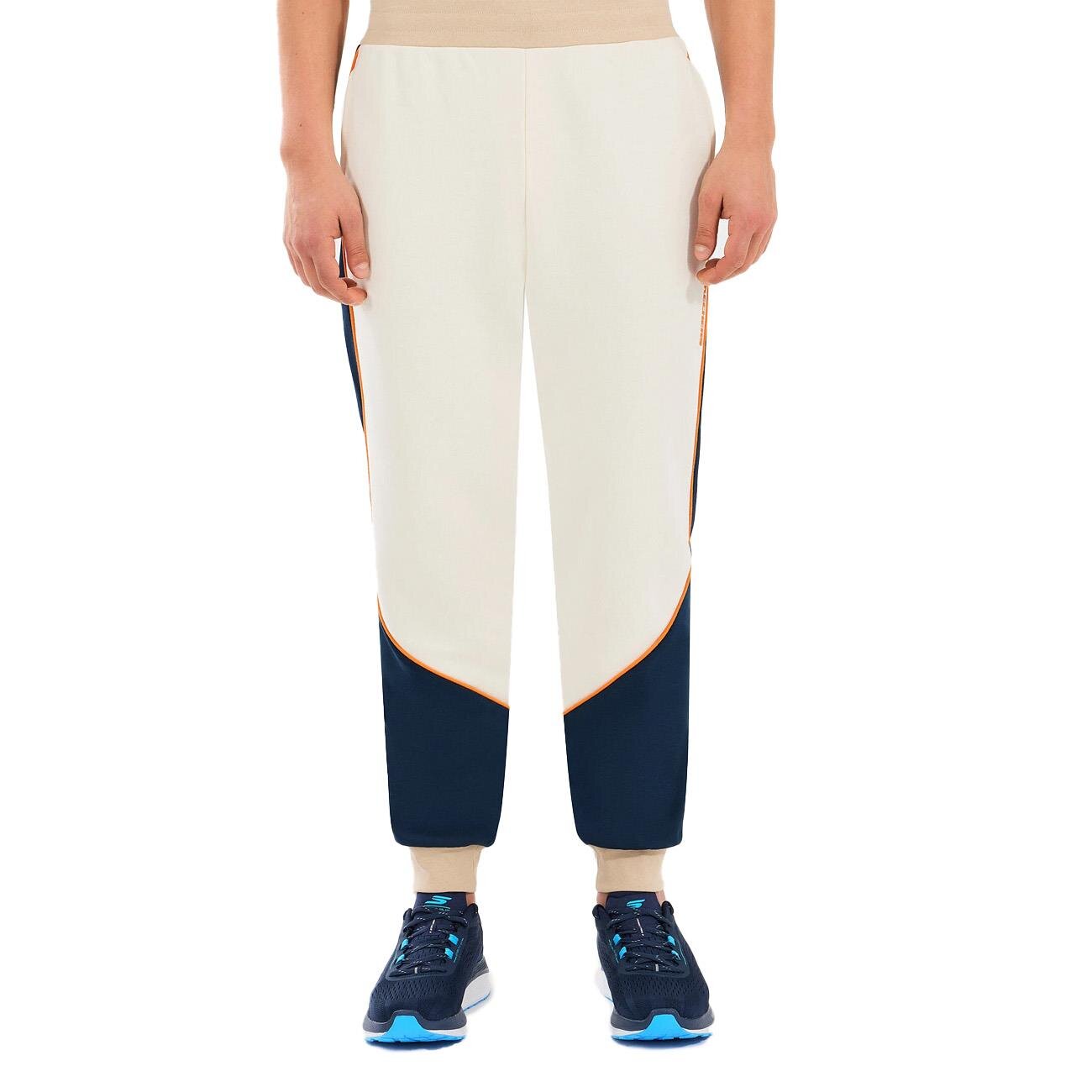 Skechers S2510037 M Diagonal Lw Fleece Jogger Eşofman Altı Kırık Beyaz - 1