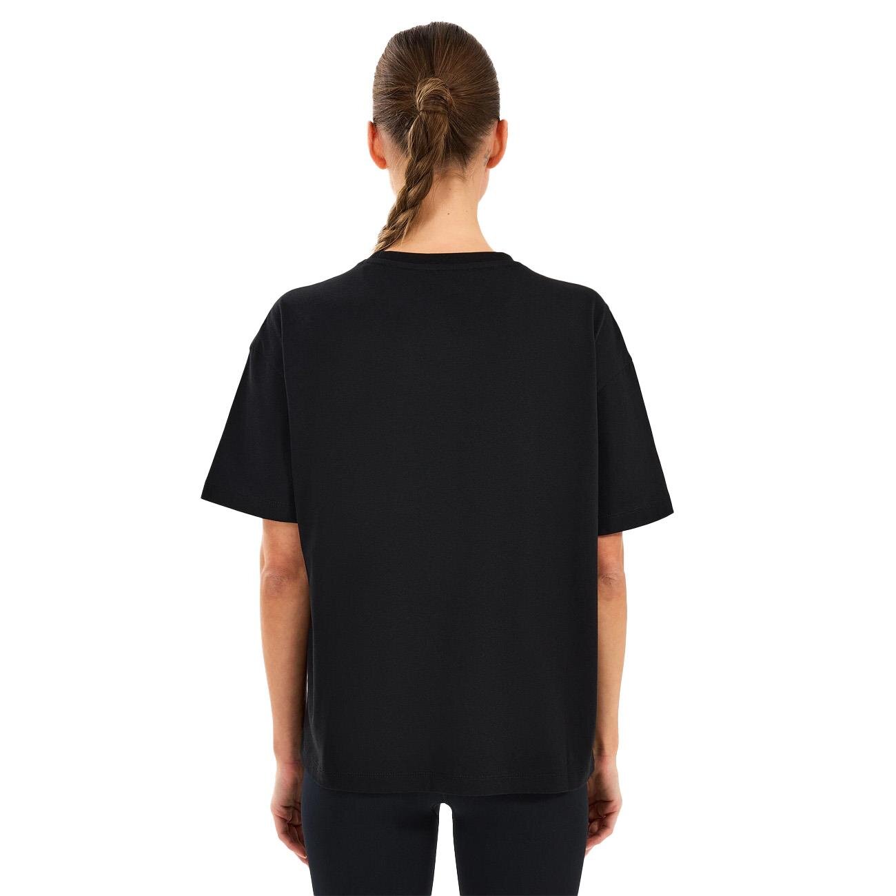 Skechers S2510131 W Loose Fit Graphic Tee Tişört Siyah - 2