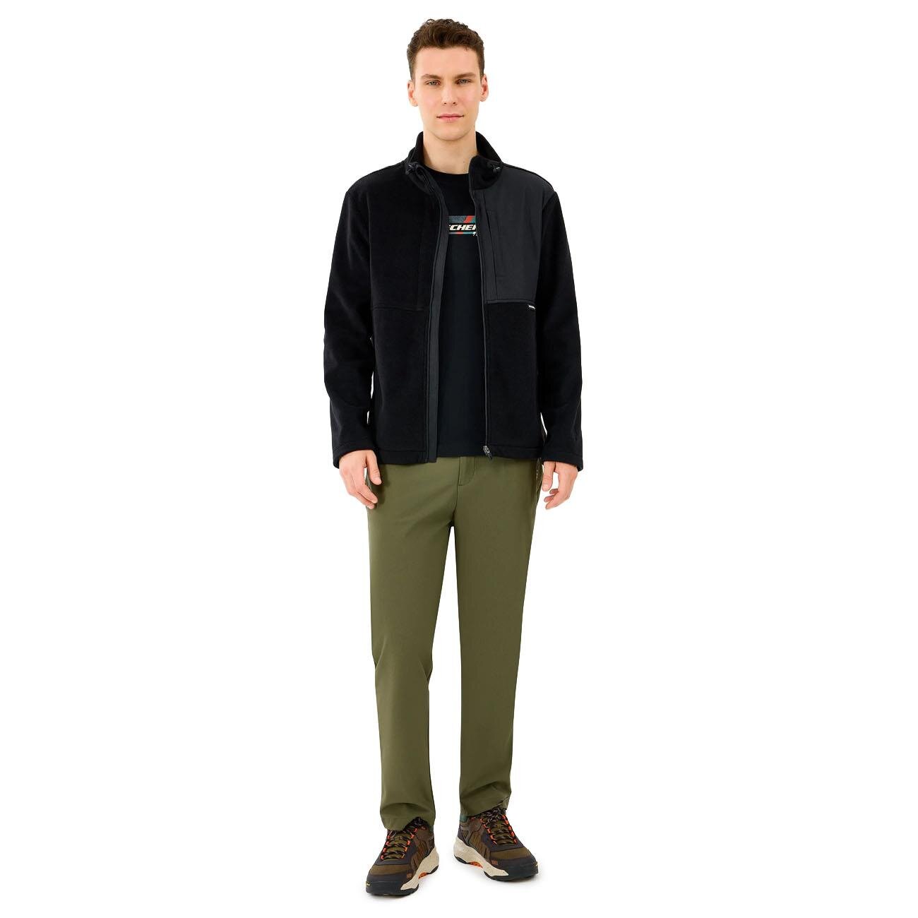 Skechers S2520130 M Polar Ceket Siyah - 3