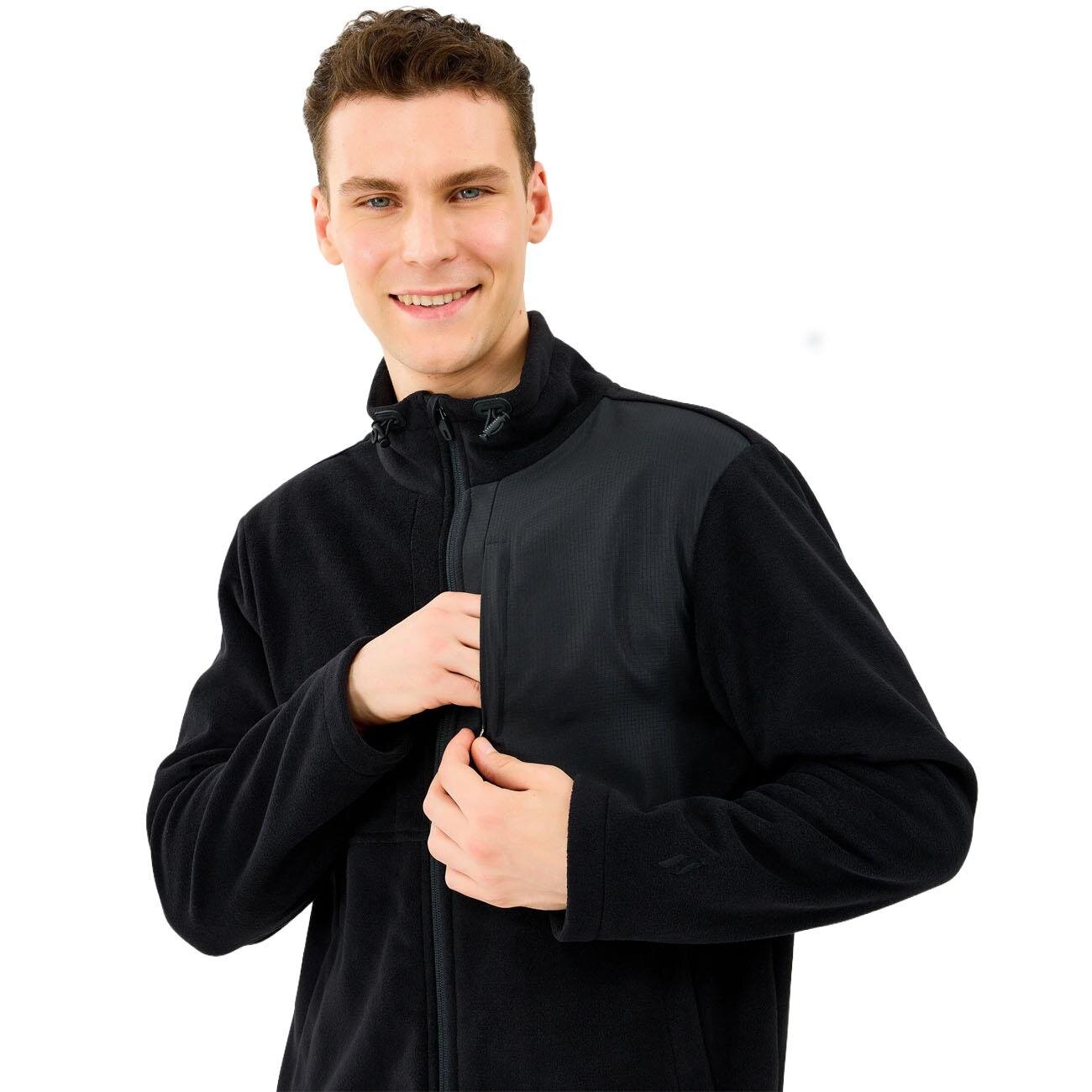 Skechers S2520130 M Polar Ceket Siyah - 4