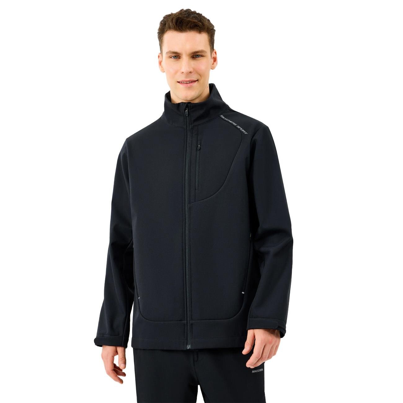 Skechers S2520132 M Softshell Basic Ceket Siyah - 1