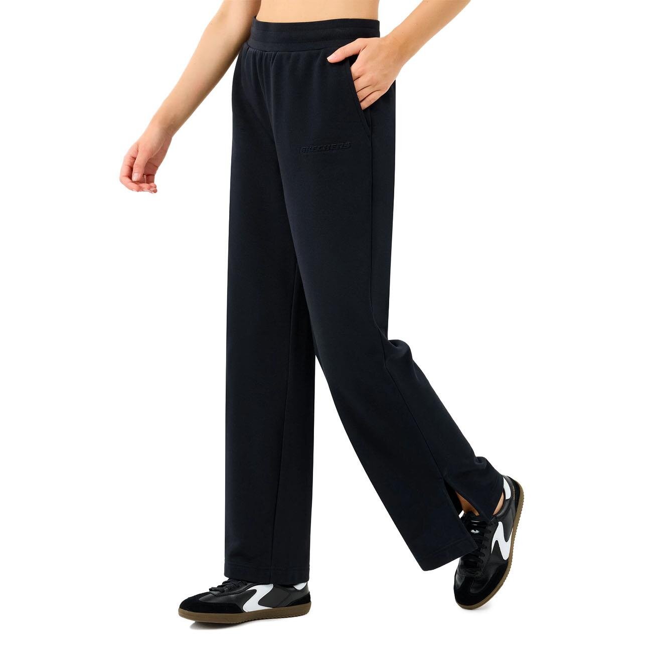 Skechers S2610010 W Essential Wide Leg Regular Fit Eşofman Altı Siyah - 3