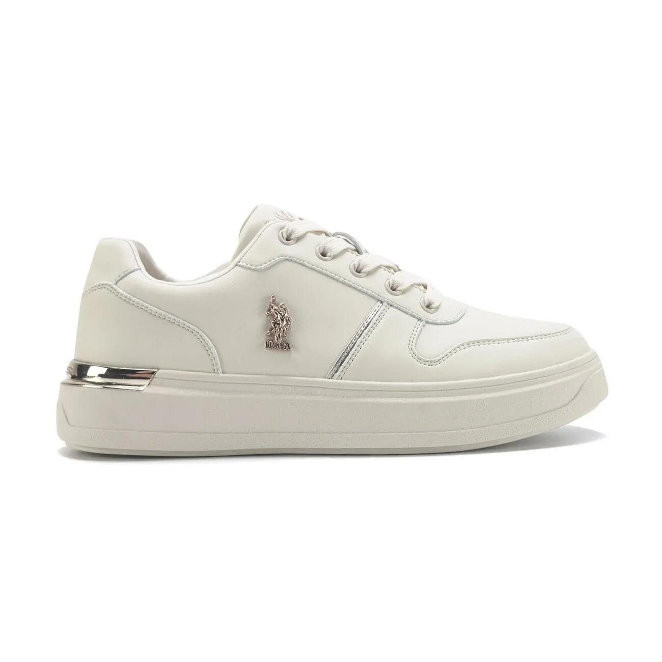 U.S. Polo Assn. Alka Spor Ayakkabı Bej - 1
