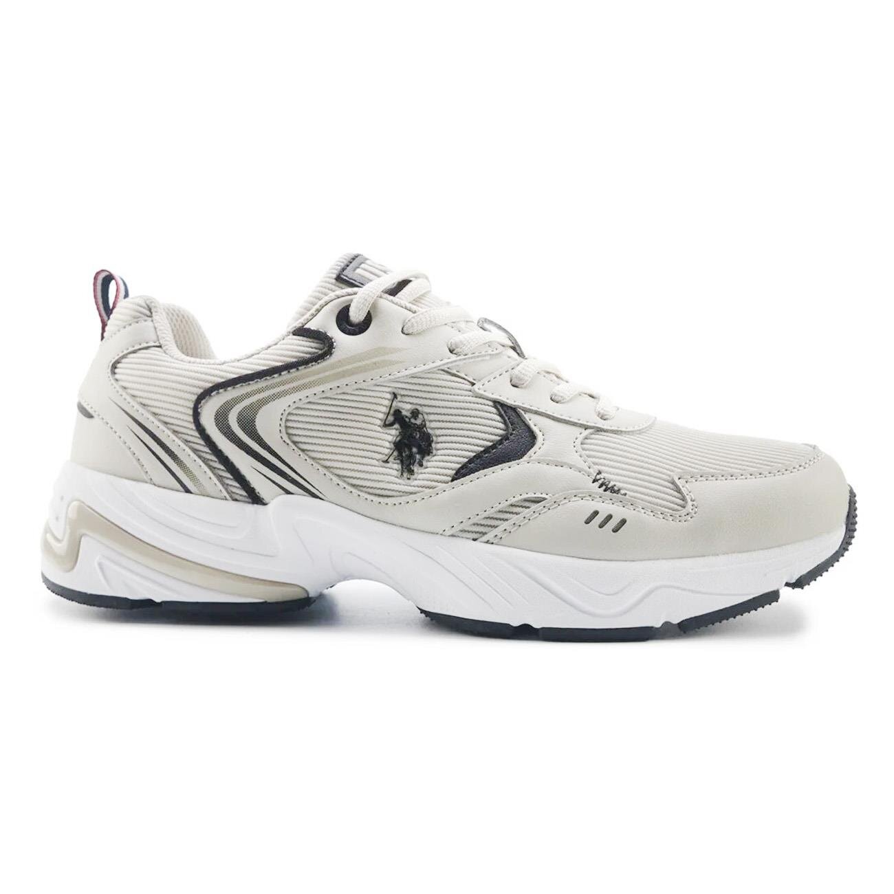 U.S. Polo Assn. Arden Spor Ayakkabı Beyaz-Kum - 1