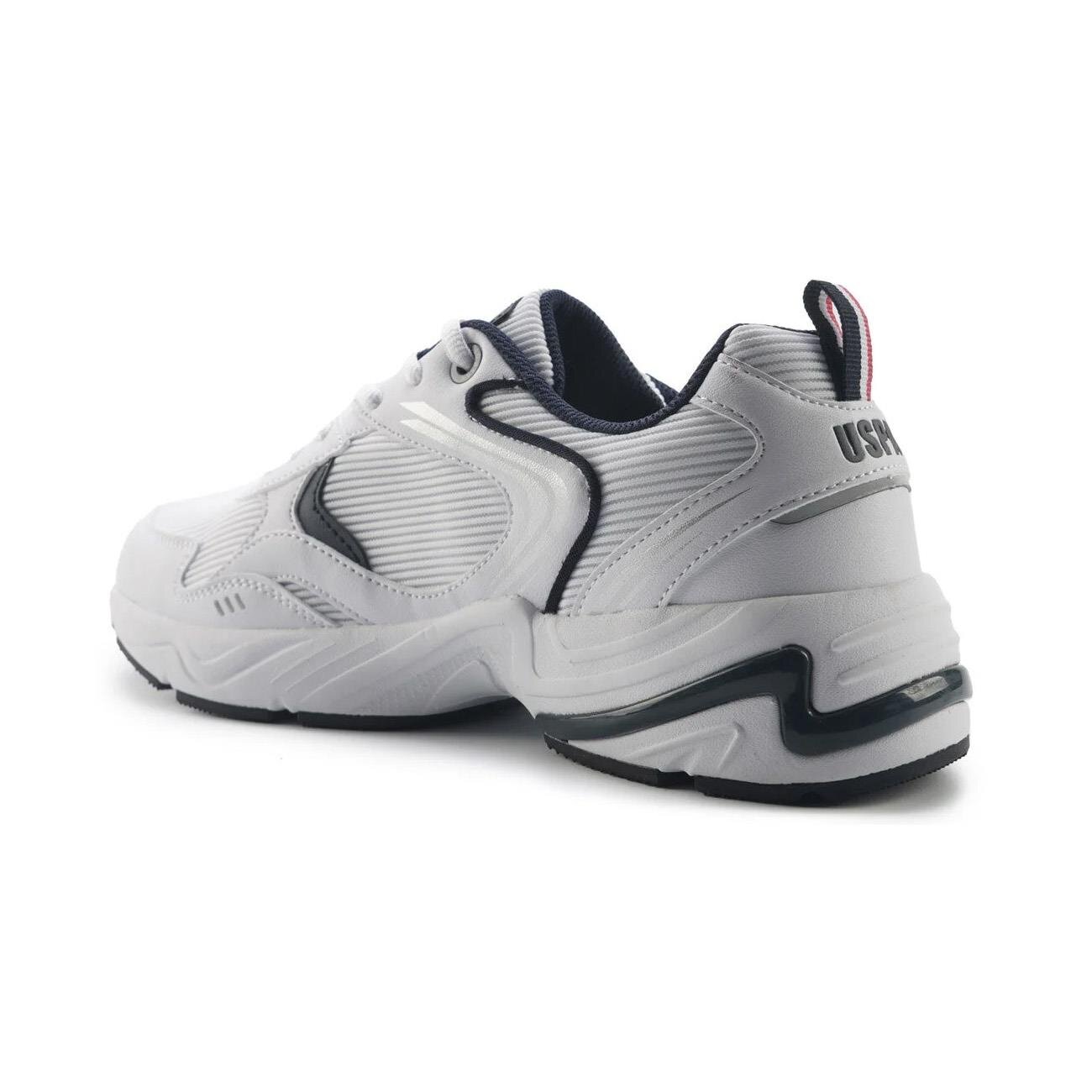 U.S. Polo Assn. Arden Spor Ayakkabı Beyaz-Lacivert - 3