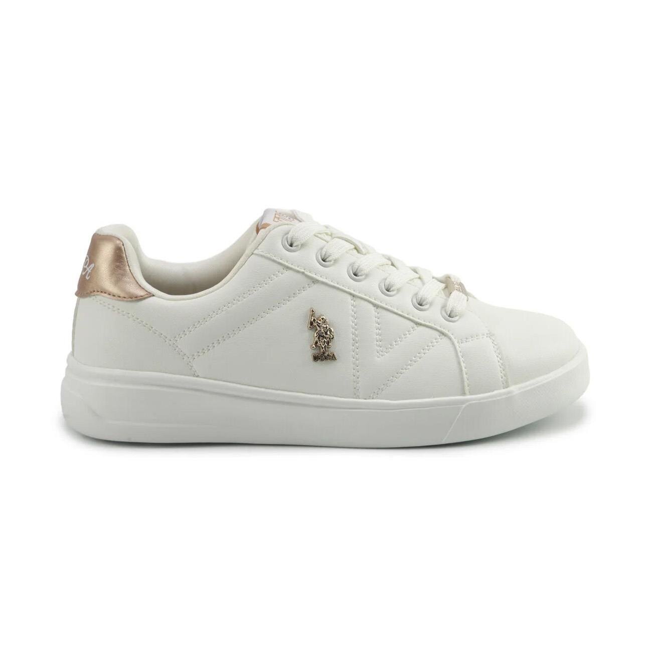 U.S. Polo Assn. Exxy Spor Ayakkabı Beyaz - 1