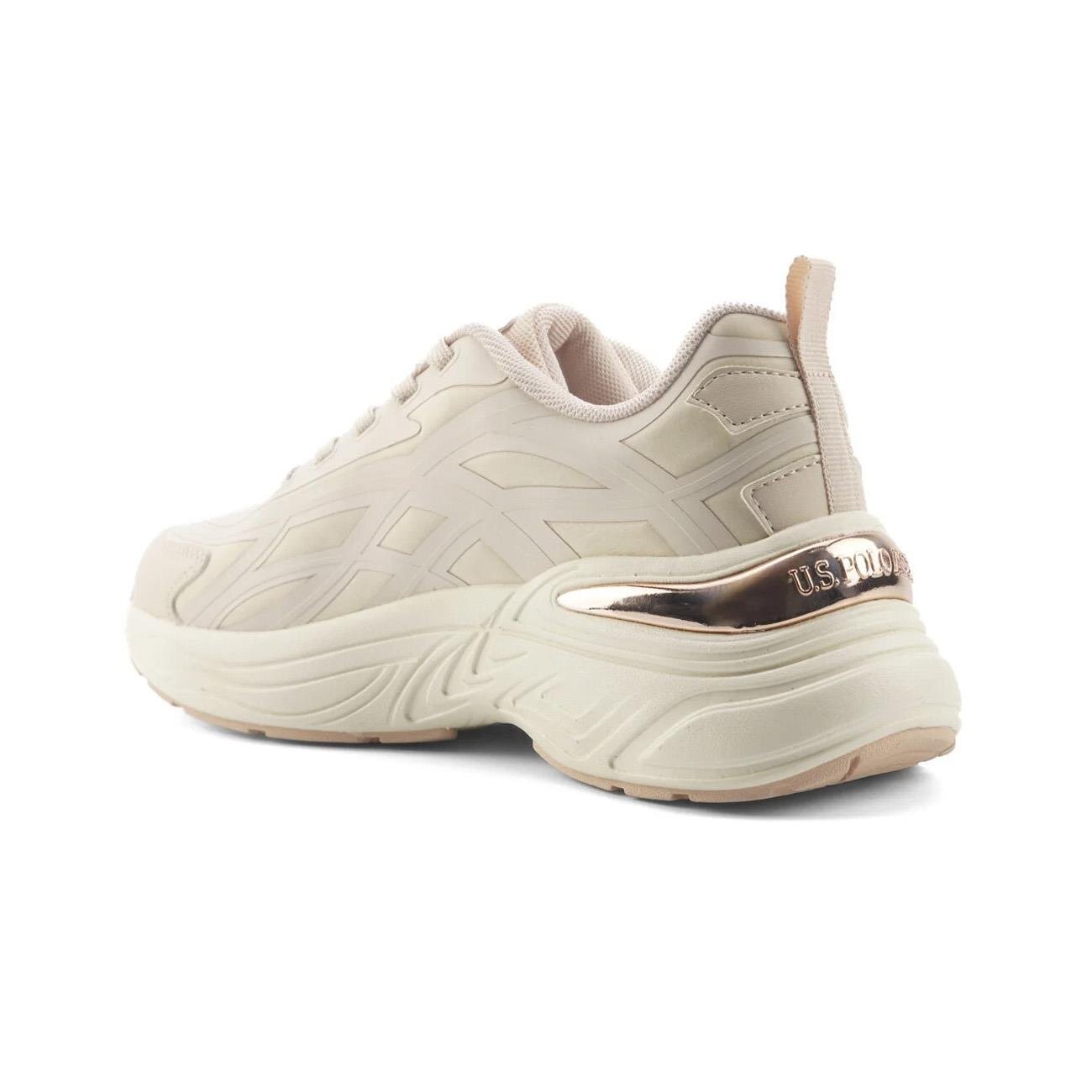 U.S. Polo Assn. Gelda Spor Ayakkabı Bej - 3