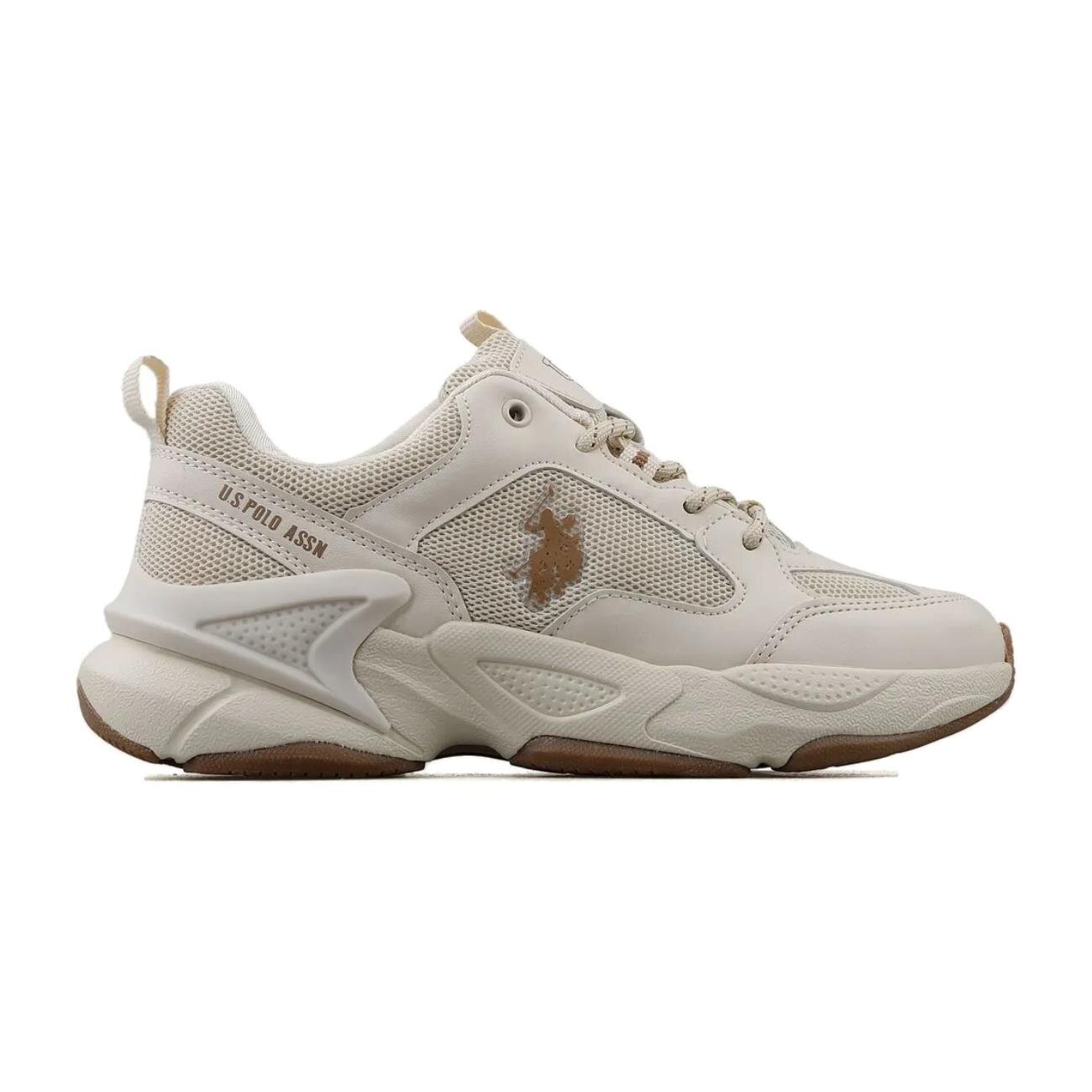 U.S. Polo Assn. Maybe Wmn Spor Ayakkabı Bej - 1