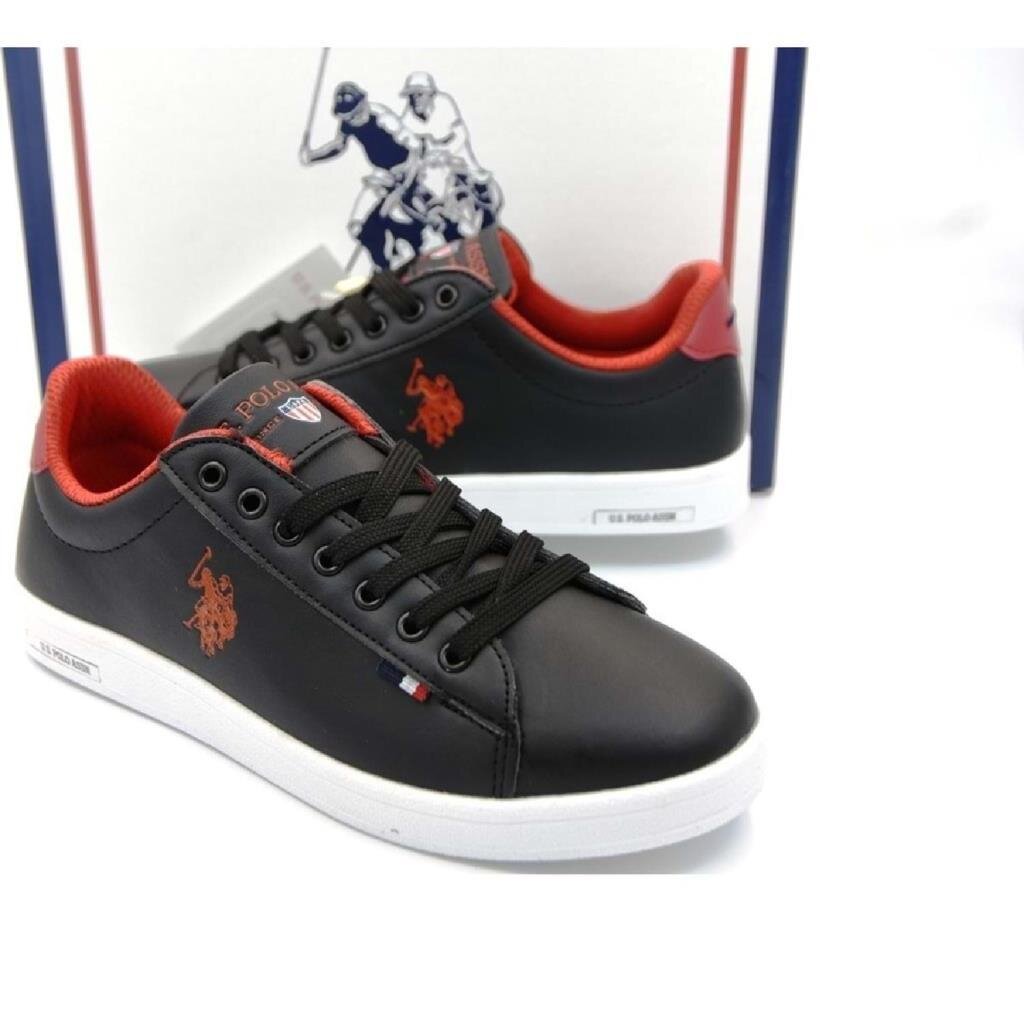 U.S Polo Franco Gsn Ayakkabı Siyah Kırmızı - 2