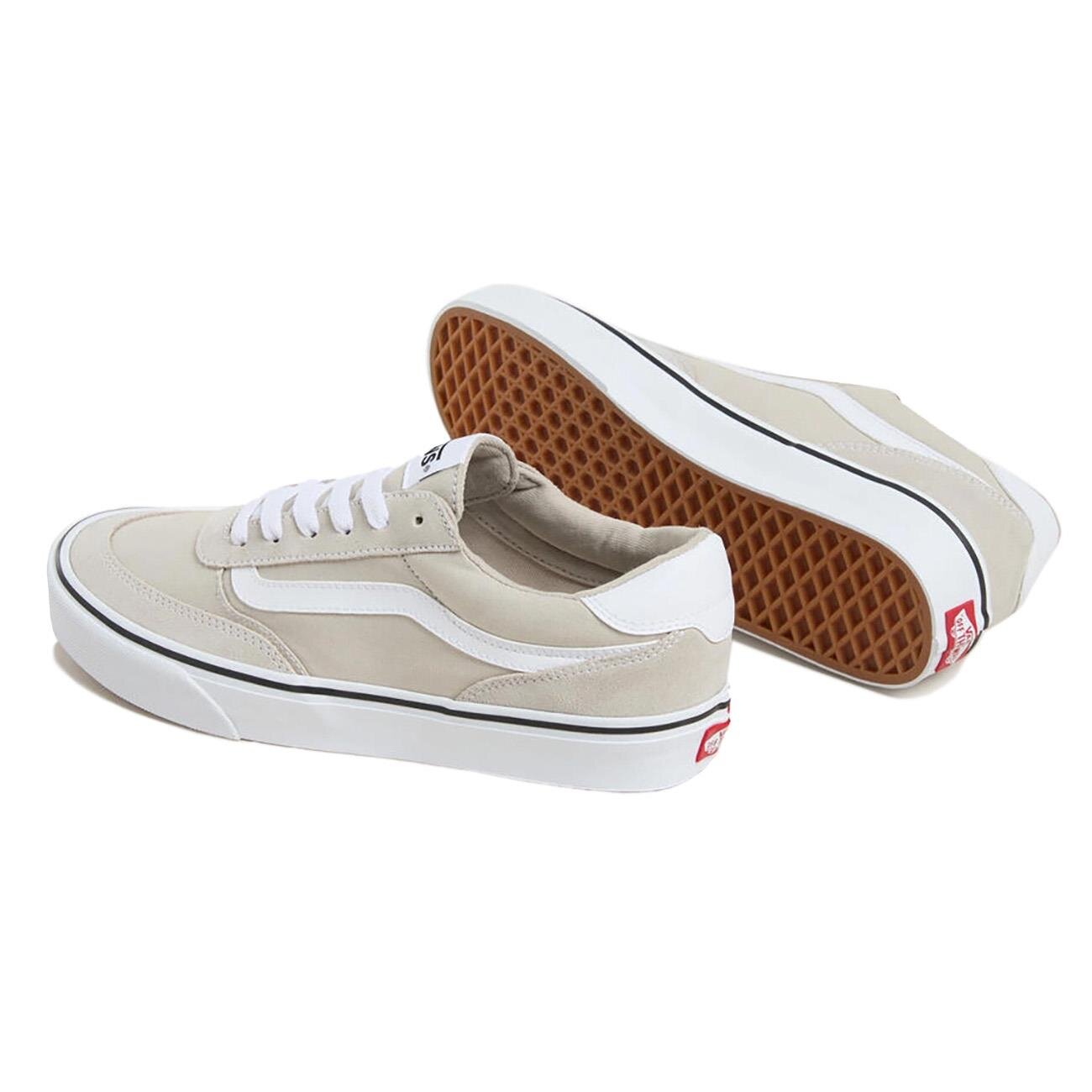 Vans Vn000d7qfty1 Brooklyn LS Ayakkabı Krem - 3
