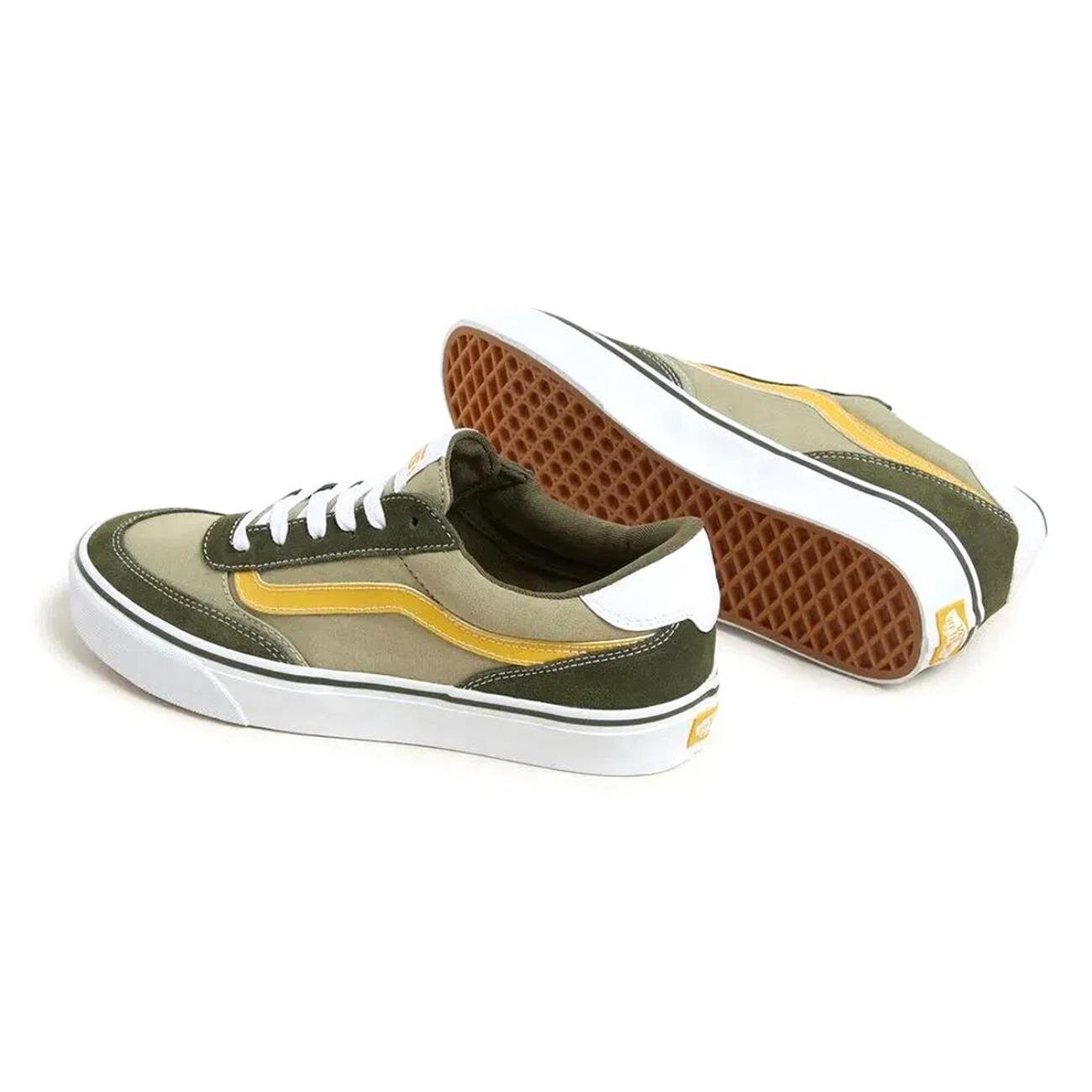 Vans Vn000d7qkcz1 Brooklyn LS Ayakkabı Yeşil - 3