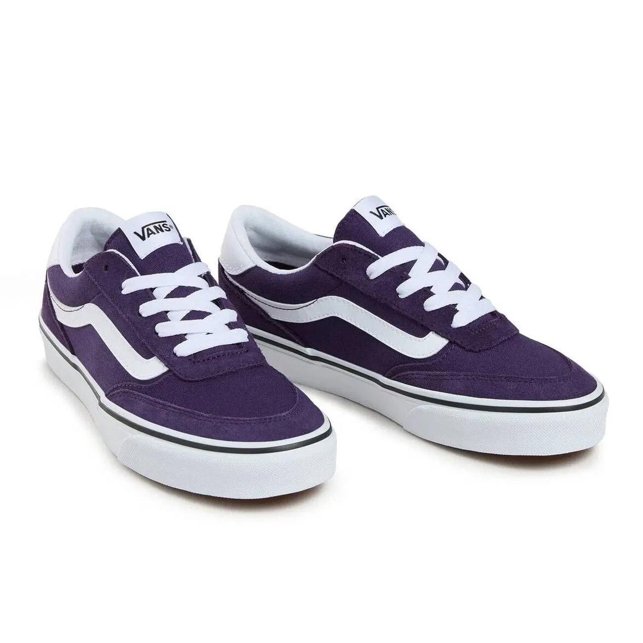 Vans VN000D7U11E1 Brooklyn LS Spor Ayakkabı Mor - 2