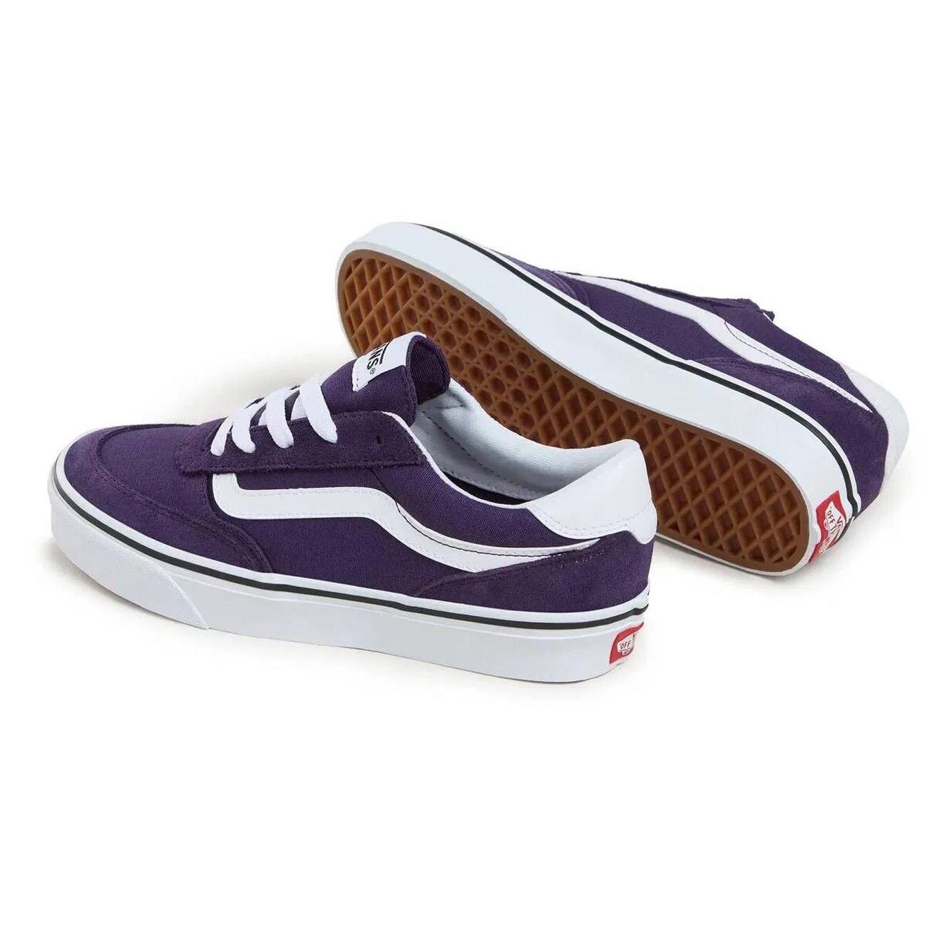 Vans VN000D7U11E1 Brooklyn LS Spor Ayakkabı Mor - 3
