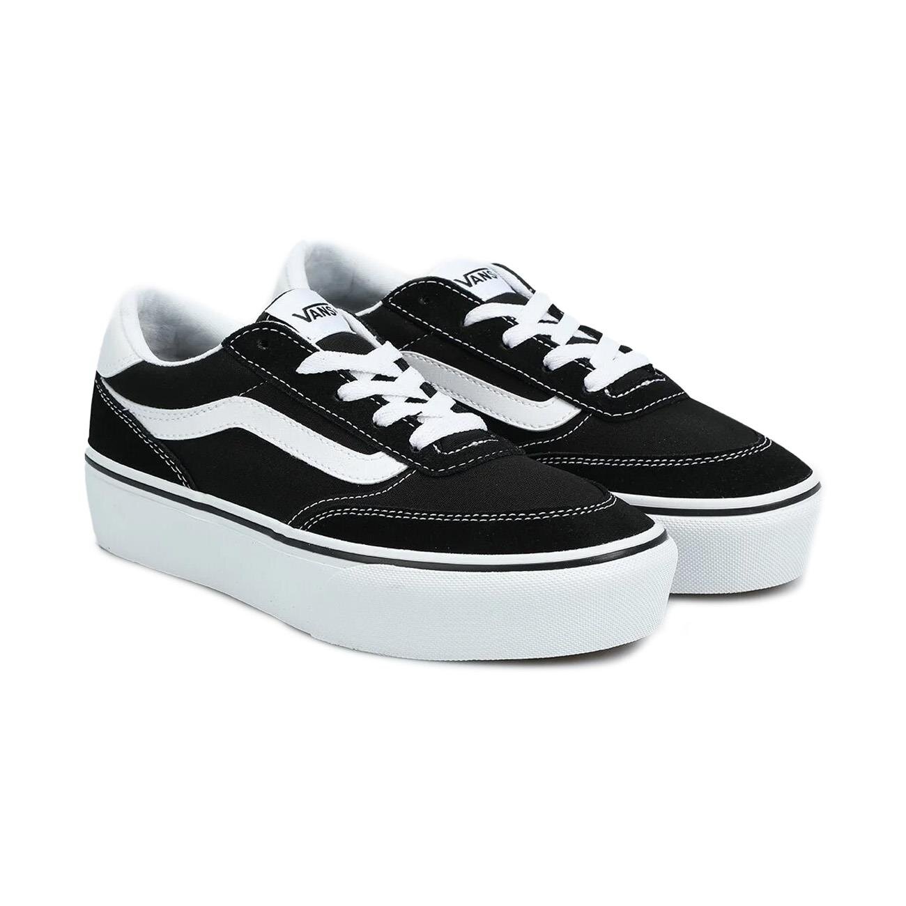 Vans VN000DC4BA21 Brooklyn LS Platform Günlük Ayakkabı Siyah - 2