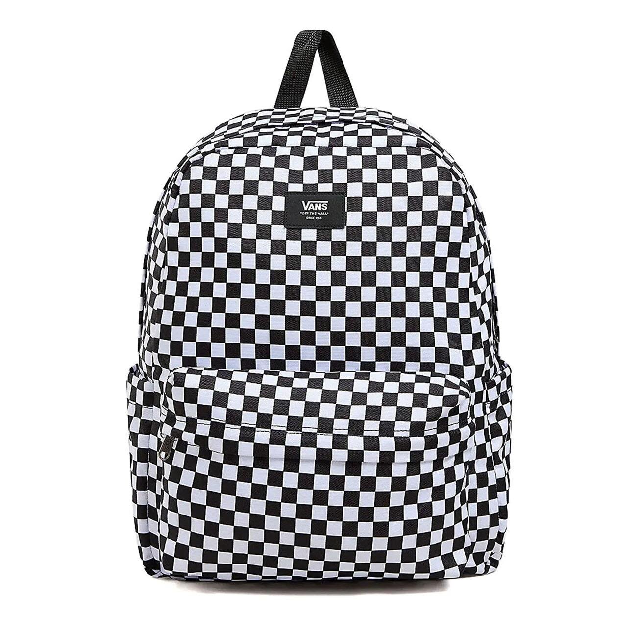 Vans Vn000h4xy281 Old Skool Check Backpack Siyah-Beyaz - 1