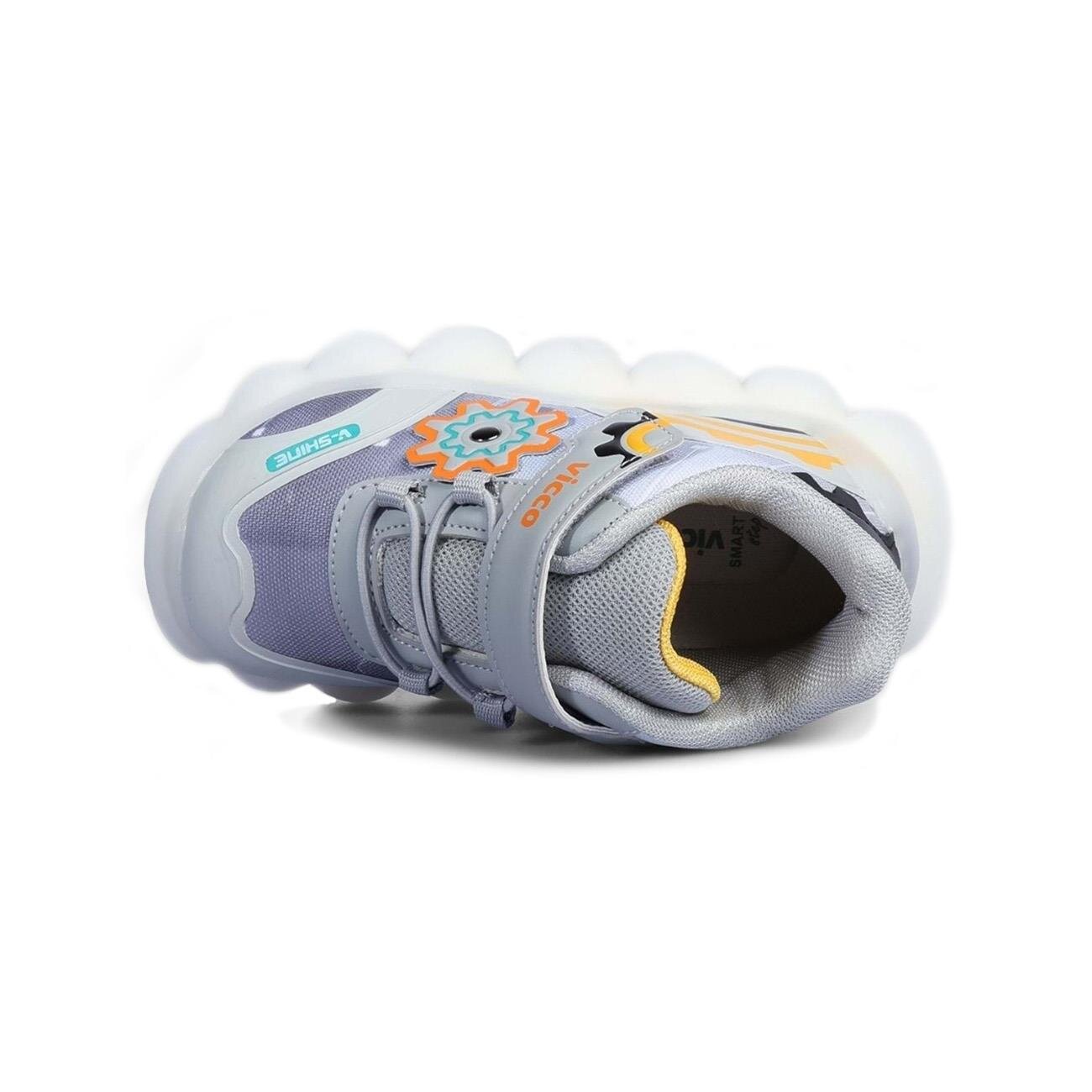 Vicco 946B25K414 Port Işıklı Spor Ayakkabı Gri - 3